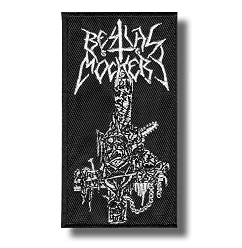 Bestial Mockery Band Patch Abzeichen bestickt zum Aufbügeln von JJTEXTIX