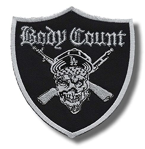 Body Count-Bandabzeichen bestickt zum Aufbügeln von JJTEXTIX