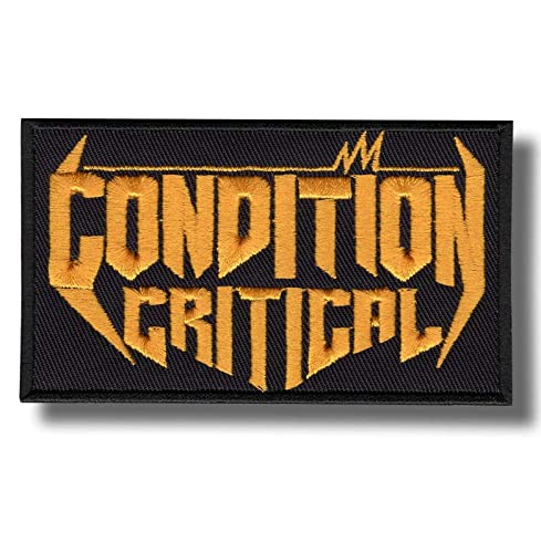 Condition Critical Band Patch Abzeichen bestickt zum Aufbügeln von JJTEXTIX