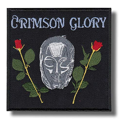 Crimson Glory Aufnäher zum Aufbügeln, bestickt von JJTEXTIX