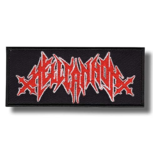 Hellcannon Band Patch Abzeichen bestickt zum Aufbügeln von JJTEXTIX