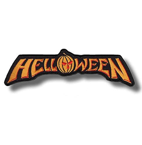 Helloween-Bandabzeichen bestickt zum Aufbügeln von WLRAPSKY