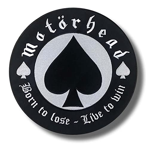 Motorhead Band Patch Abzeichen bestickt zum Aufbügeln von JJTEXTIX