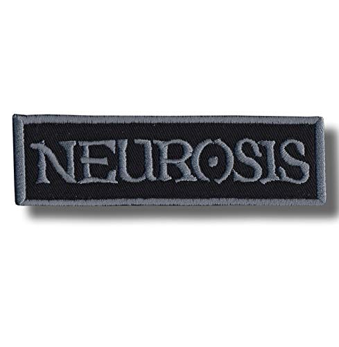 JJTEXTIX Neurosis Aufnäher zum Aufbügeln, bestickt, 8–10 cm, Rechteckig, 1 Stück, Mittel, Baumwolle, Embroidered Travel Patch, Bügelflicken von JJTEXTIX