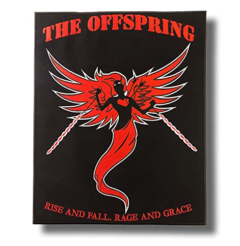 JJTEXTIX Offspring Band Patch - Mittel, 1 Stück, Aufbügeln, Musik, Kind, Aufnäher von JJTEXTIX