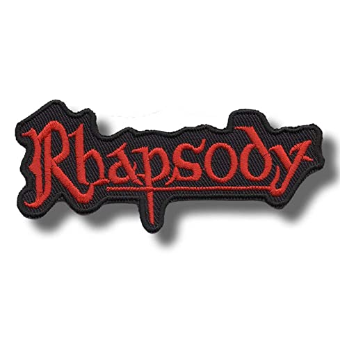 Rhapsody Band Patch Abzeichen bestickt zum Aufbügeln von JJTEXTIX