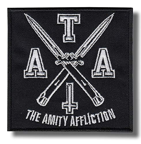 The Amity Affliction Aufnäher, bestickt, zum Aufbügeln von JJTEXTIX