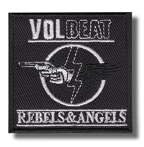 Volbeat Band Patch Abzeichen bestickt zum Aufbügeln von JJTEXTIX