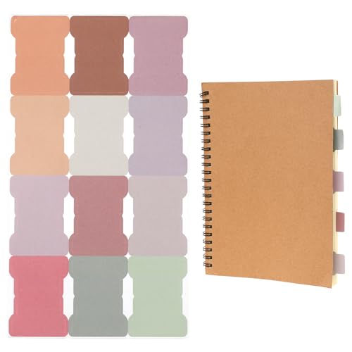 JJUNW 240 Stück Haftmarker, Index Tabs Selbstklebend, Page Marker Stabile Haftnotizen Tabs Pastell Beschriftbare Haftstreifen Farbige Index Tabs Für Lesen Seitenmarkierung Büro(Farbe 2) von JJUNW