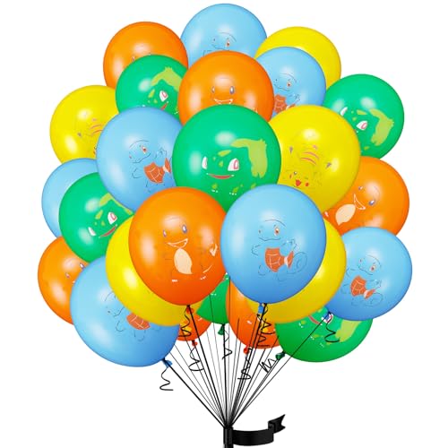 Luftballons Geburtstag Set 30 pcs Kindergeburtstag deko pokemon Ballon luftballon pokemon geburtstag | geburtstagsdeko, Happy Birthday Dekoration von JJYAGU