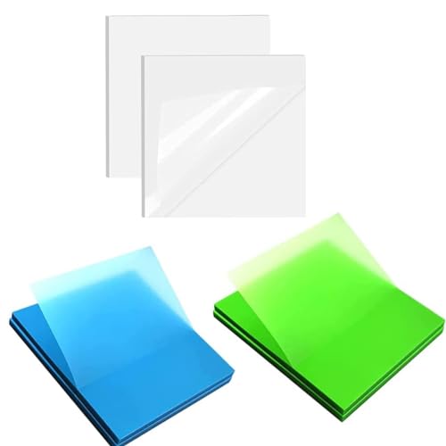 Transparente Haftnotizen,200 Blätte Transparent Sticky Notes Set Clear Sticky Notes Klebezettel Papier für Schule Büro Hause von JJiaoLinin