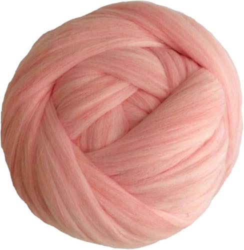 1000 g superdickes Garn, dickes Roving-Garn, Hand-/Arm-Strickgarn, Überwurf- und Deckengarn, dekoratives Garn für die Heimwand, dickes Garn, Rosa von JKDSAO