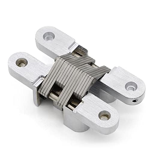 JKELPV Marine-Hardware 2 Stück Scharniere, eingebautes verdecktes Kreuz, schwer belastbare Falttürscharniere, Möbelbeschläge accesorios para barcos(14x60mm) von JKELPV