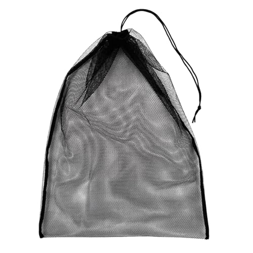 JKELPV wasserdichte Mehrzwecktasche Multifunktionale Tauchtasche aus Netzstoff mit Kordelzug für Schwimmen, Wassersport, Strand, Tauchen, 64 x 46 cm von JKELPV