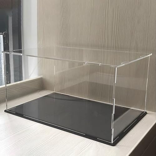 Acryl Vitrine Action-Figuren Sammlung Clear Display Box, Extra große Acryl-Thekenbox für die Organisation Vitrine 10 15 20 25 30 35 40 45 50 55 60 65 70 Cm, für Spielzeug Puppenhut Modelleisenbahn ( C von JLXJYS