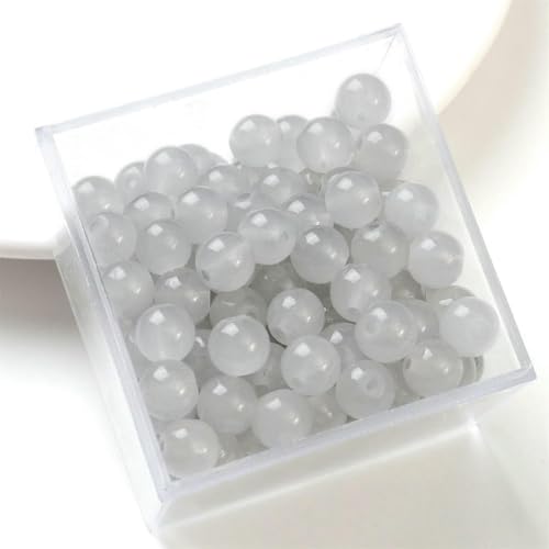 6 mm 8 mm runde, undurchsichtige Glasperlen, lose Abstandshalter, Schmuck, DIY, Herstellung von Armbändern, Halsketten, Ohrringen, Basteln, Großpackung, 50 Stück, GY-8 mm, 100 Stück 6 mm 8 mm runde, undurchsichtige Glasperlen, lose Abstandshalter, Schmuck, DIY, Herstellung von Armbändern, Halsketten, Ohrringen, Basteln, Großpackung, 50 Stück, GY-8 mm, 100 Stück von JMGDJ