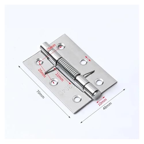 JMORCO Scharniere Für Schranktüren Türscharniere, Kreuzscharnier, automatischer Rückprall, Schrank, Schrank, Fenster, Schrank, Schmuckschatulle mit Feder, Möbel-Reparatur-Hardware(70mm-1pcs) von JMORCO