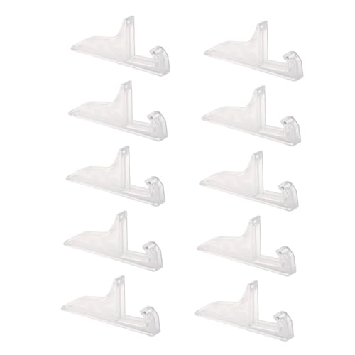 JMORCO Staffelei 10 Stück Staffelei Ständer Teller Teller Bild Fotorahmen Rack Halter Schwarz/Weiß(White L 10 Pcs) von JMORCO