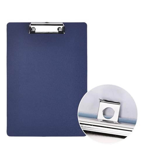 Klemmbrett 2 stücke A4/A5 Zwischenablage Ordner Schreiben Pad Halter Memo Clip Bord Lose-blatt Notebook Datei Schreiben Klemmen büro Liefert(A4 Dark blue) von JMORCO