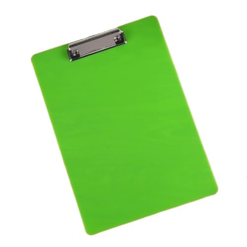 Klemmbrett Mit Low-Profile-Gold-Clip, A4-Schreibtafel, Schreibtafel, Schreibblattblock, A4-Papier-Organizer, Dokumentenordner, durchscheinend(Green) von JMORCO