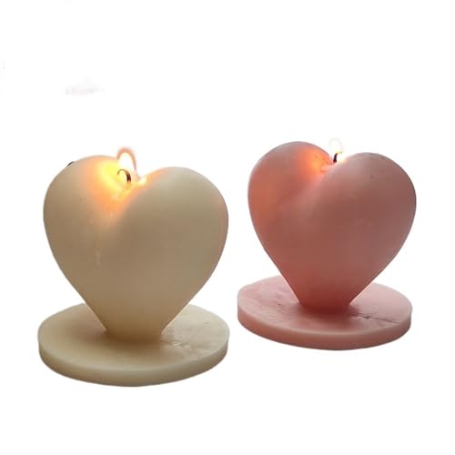 Silikon-Kerzengießform 3D Liebe Kerze Silikon Form DIY handgemachte herzförmige Seife Gips Kerze machen Form Valentinstag Geschenk machen liefert von JMORCO