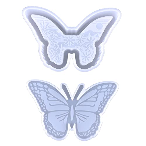 JOERBABU Aufbewahrungsbox in Schmetterlingsform, Harzform, Aufbewahrungsbox, Silikonform für Epoxidharz, Heimdekoration von JOERBABU