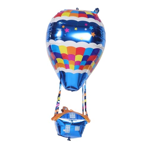 JOINPAYA 4 Stück Aluminiumfolie-heißluftballon-förmige Dekorationen 3d-folienballons Für Geburtstagsparty-dekorationen Aluminiumfolienballons Für Hochzeitsfeiern von JOINPAYA