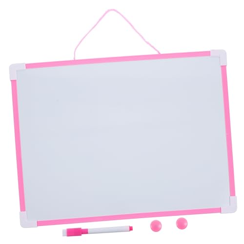 JOINPAYA 1 Satz Hängetafel Pastell doppelseitiges Whiteboard magnetisches Papier schreibtafel zeichenpad deko staffelei Wochenplan Memoboard Schautafel der Schüler PVC Rosa von JOINPAYA