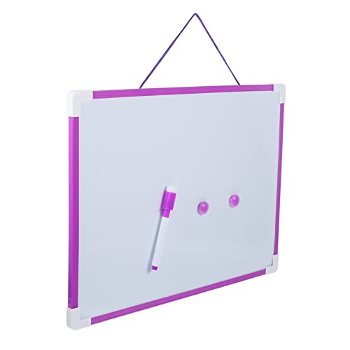 JOINPAYA 1 Satz Hängetafel Whiteboard schreibtafel blanceboard write board tavlit ultimative freistehend Notizbuch staffelei praktische Notiztafel Wochenplan-Anzeigetafel PVC Violett von JOINPAYA