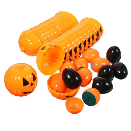 JOINPAYA 1 Satz Halloween- Halloween-kürbisglas Halloween-requisiten Party-bonbonglas Party-siegel-spielzeug Festival-siegel-spielzeug Halloween-eiersuche Kinderspielzeug Plastik von JOINPAYA