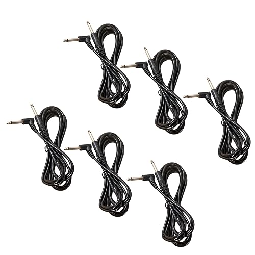 JOINPAYA 1 Satz Rechtwinkliges Patchkabel Instrumentenkabel Kabel Für Elektrische Gitarre Gitarreneffektkabel E-gitarren-verstärker Effektpedal-patchkabel Ellenbogen-patchkabel Black 10st von JOINPAYA