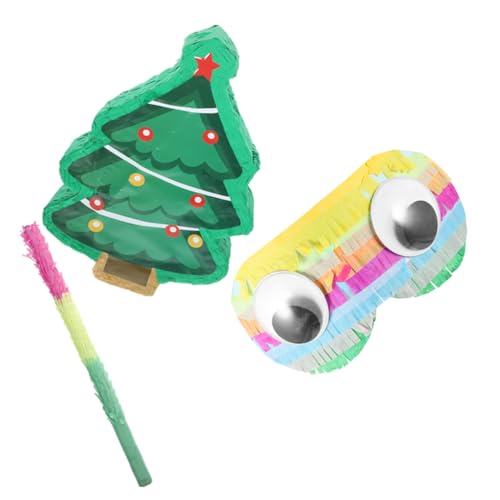 JOINPAYA 1 Satz Stereo-Piñata weihnachtsdeko spaß Unternehmenfeier Pinata weihnschtsbaum weihnachtsbaumm candies Weihnachtsfeier Piñata dekorative Piñata Pinata zum Thema Weihnachten Papier von JOINPAYA