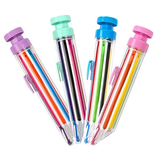 JOINPAYA 1 Satz Teiliges Rotierender Buntstift Tragbarer Druckstift Farben Für Schreibspielzeug Mit Komfortgriff Für Täglichen Gebrauch 4 Stück JOINPAYA 1 Satz Teiliges Rotierender Buntstift Tragbarer Druckstift Farben Für Schreibspielzeug Mit Komfortgriff Für Täglichen Gebrauch 4 Stück von JOINPAYA