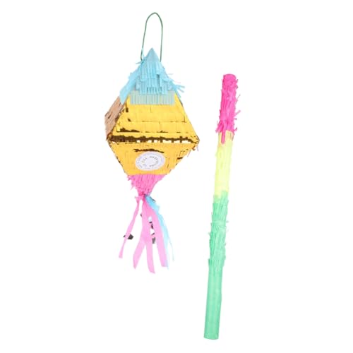 JOINPAYA 1 Set Diamant Pinata Kidcraft Spielset Party Dekoration Pinata Lustige Kinder Pinata Outdoor Dekorationen Kind Buntes Papier von JOINPAYA