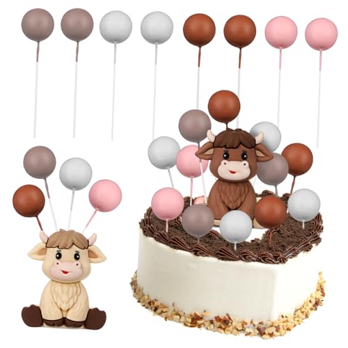 JOINPAYA 1 Set Party Kuchendekoration „Happy Birthday“ Ballon Babyparty Kuchendekorationen Babyparty Thema Kuchenaufsatz Geburtstagsaufsätze Für Kuchen Frauen Bauernhoftier von JOINPAYA