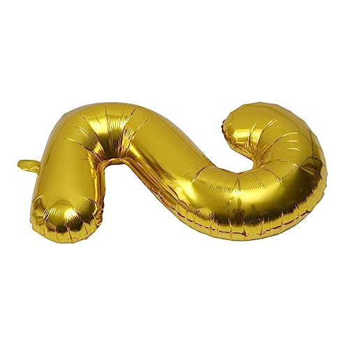 JOINPAYA Goldene Folienzahl Ballons Dekorative Luftballons Für Geburtstagsfeiern Und Hochzeiten Party Deko Zahlenballons Für Besondere Anlässe von JOINPAYA