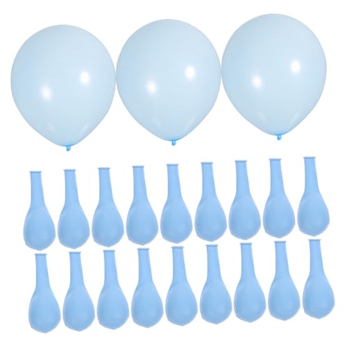 JOINPAYA Bunte Luftballons Blaue Luftballons Hochzeits Und Geburtstagsdeko Latexballons Für Babyparty Und Prinzessinnen Themenparty Ideal Für Feierlichkeiten Und Dekorationen Party Ballons von JOINPAYA