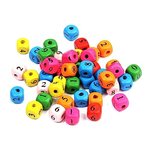 JOINPAYA Zahlenperlen-Spielzeug für Jungen und Mädchen Mathematik-lernspielzeug 10 Mm Buntes Zahlenperlen-Set von JOINPAYA