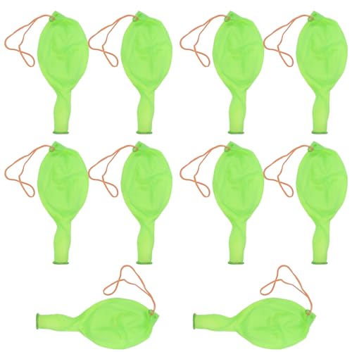 JOINPAYA 10St Luftballons stanzen elektrische Luftballonpumpe Heliumtanks für Ballons Aufblasgerät partyknaller Spielzeuge deko grün Punschballons für die Party Green von JOINPAYA