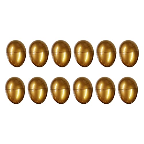 JOINPAYA 12Pcs Gacha Plüsch Eier kinderknallzeug cute decoration osterpresente osterngeschenk ostergeschenke dekoratives goldenes Ei Ostervorräte Überraschung machen Requisiten pp von JOINPAYA