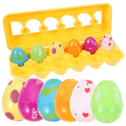 JOINPAYA 12St Ostereierschalen aufbwahrungs-box aufbewahrungskorb spielzeug zu ostern easter decoration ostergeschenkverpackung eierschalen Eierfüller-Quetschspielzeug Plastik von JOINPAYA