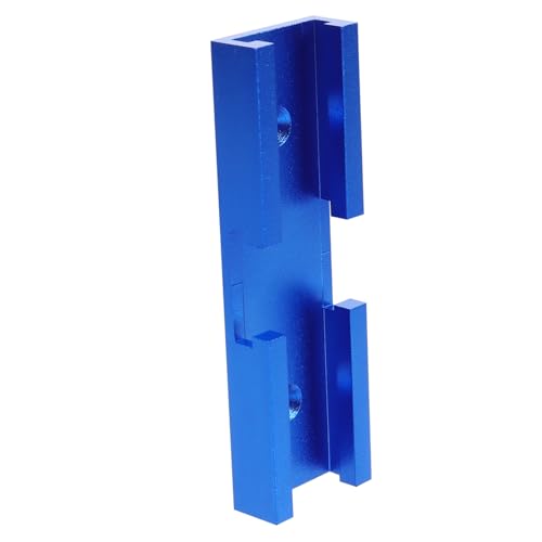 JOINPAYA 1Stk Verbinder Oberfräsenzubehör Holzbearbeitung Aluminium Router Track Connector Schienenverbindungselement DIY-Zubehör für die Holzbearbeitung Holzbearbeitungszubehör Blue von JOINPAYA