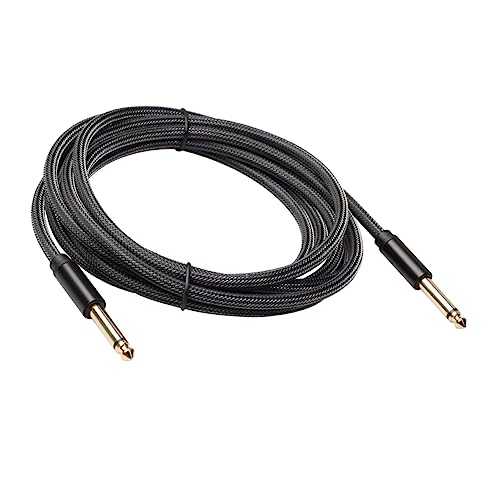 JOINPAYA 1stk Basskabel Rauschgeschirmtes Kabel Audiosignalkabel Gitarren-audiokabel Black von JOINPAYA