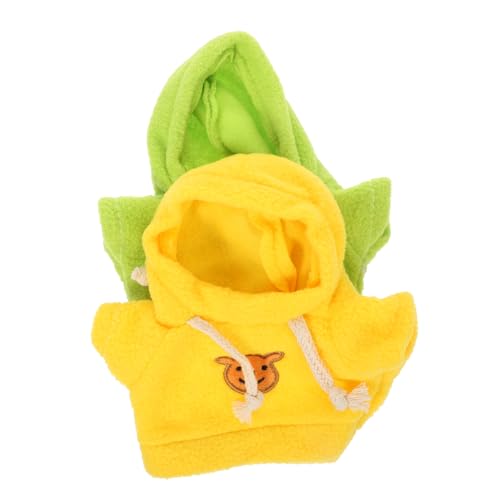 JOINPAYA 2 Stück Bärenpuppen-Sweatshirt Tiere Tragen Mini Ausgestopft Monster Puppe Verkleiden Sich Kleidung Bärenkleidung Bärenpuppe Verkleiden Sich Bärenpuppen-Outfits Stoff von JOINPAYA