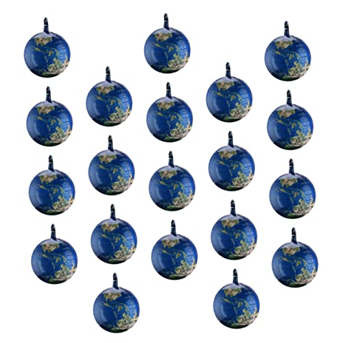 JOINPAYA 20 Erde Aluminiumfolienballon Marine Ballons Geburtstagsfeier Ballon Konfetti-geburtstagsballon Planet Erde Ballons Runder Kugelballon Wandernde Erddekoration Himmelsballon Blue von JOINPAYA