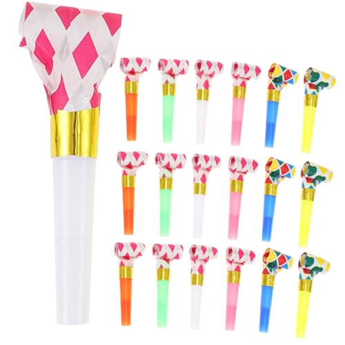 JOINPAYA 20 Stück Blasrolle Partytaschen Partytüten aus Papier Beute Spiel Die Musikalische Party-Blowouts Krachmacher Partypfeife lustige Party-Blowouts-Gebläse Krachmacher-Blowouts PVC von JOINPAYA