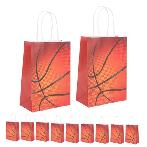 JOINPAYA 24st Basketball-partygeschenktüte Papiertüten Als Geschenktüten Groß Geschenktüten Für Den Laden Taschen Zum Verpacken Von Geschenken Taschen Packen Weißes Kraftpapier von JOINPAYA