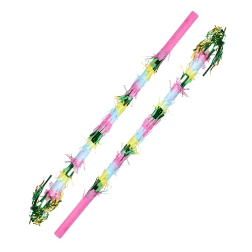 JOINPAYA 2st Pinata- Partyspiel-requisite Partyspiel-versorgung Pinatas-stick Zum Geburtstag Party-piñata-sticks Festival-feier Pinata-sticks Mehrfarbiger Piñata-stick Pvc von JOINPAYA