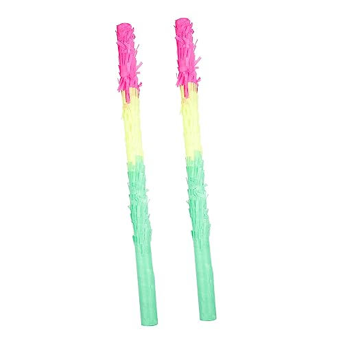 JOINPAYA 2st Pinata-spielzeugstock Zuckerstangen Für Piñata-sticks Pinata-sticks Für Mehrfarbige Pinata-sticks Bunte Pinata-sticks Spielzubehör Zum Geburtstag Papier von JOINPAYA