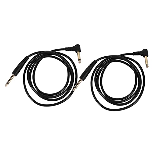 JOINPAYA 2st Stecker-zu-stecker-audiokabel Gitarren-patchkabel Gitarrenkabel Für Instrumente Kabel Für Bassverstärker Verstärkerkabel Kabel Für Gitarreninstrumente Usb-anschlüsse Black Pvc von JOINPAYA